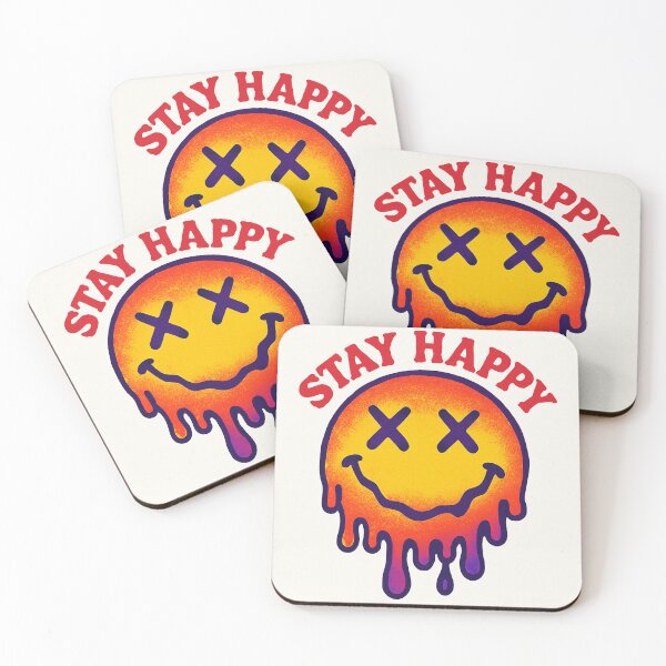 Item preview, Stay happy smiling face designed and sold by Super cool sales .