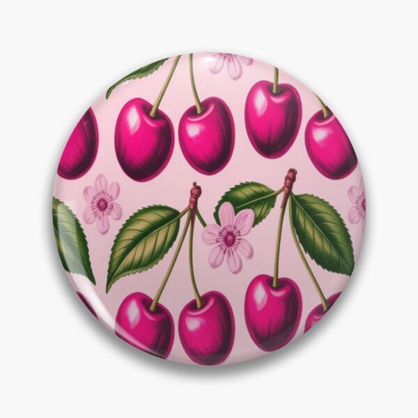 Item preview, A vibrant cherry pattern with glossy red fruits designed and sold by Wildlife and marine life.