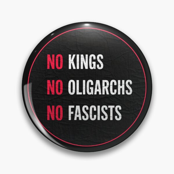 Item preview, No Kings No Oligarchs No Fascists designed and sold by Angry Swan Designs.