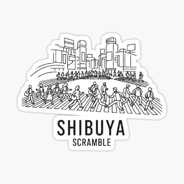 Item preview, Shibuya Scramble Crossing designed and sold by likbatonboot.