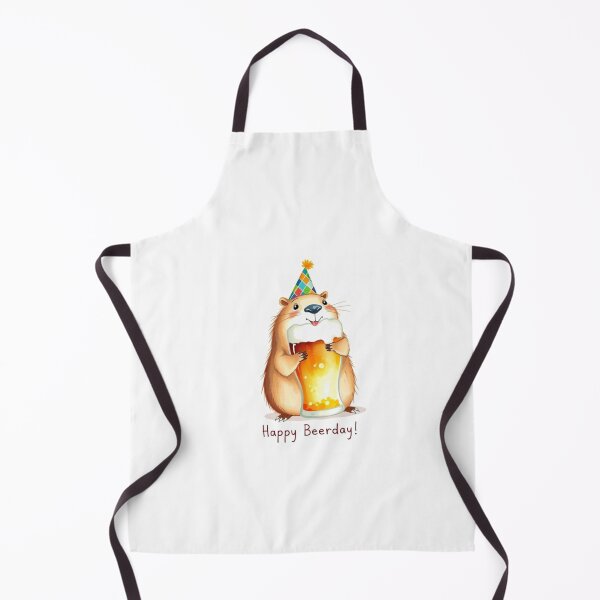 Item preview, Happy Beer-day beer Gift cute meme capybara designed and sold by CheeseBlueprint.