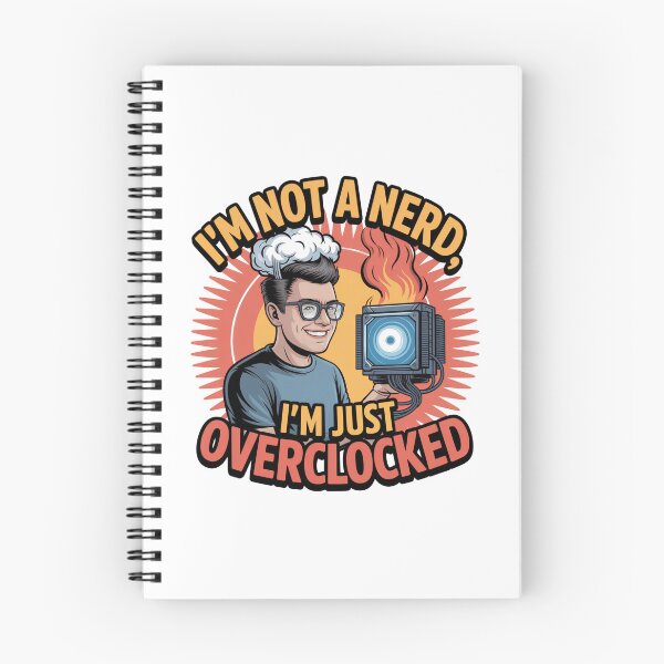 Item preview, I’m Not a Nerd, I’m Just Overclocked – Funny geek design designed and sold by einfachdesign.