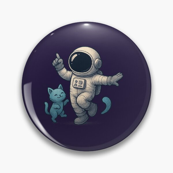Item preview, Zero Gravity Cuddles – Cat Play in Space designed and sold by HEERMANArt.
