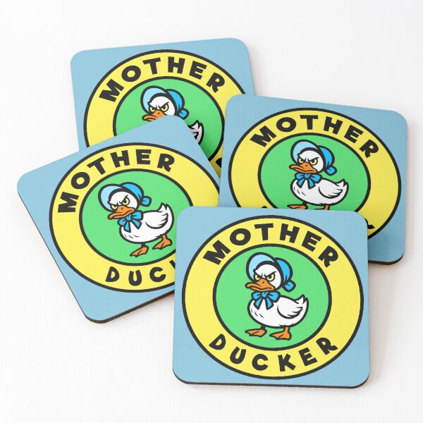 Item preview, Mother Ducker – Funny Cartoon Duck Pun designed and sold by hangmeart.