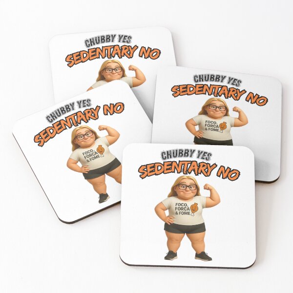 Item preview, CHUBBY YES, SEDENTARY NO designed and sold by rocknrollstyles.