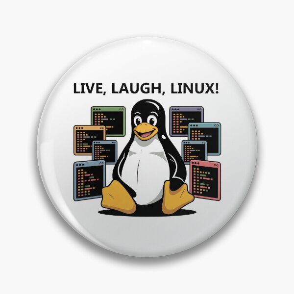Artikelvorschau, Live Laugh Linux – Nerdy Tux Programmierer Design entworfen und verkauft von einfachdesign.