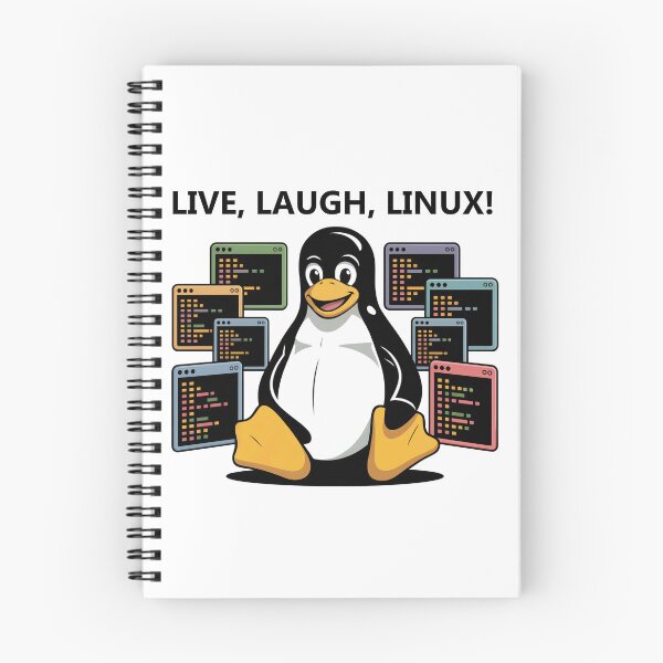 Item preview, Live Laugh Linux – Nerdy Tux Programmer Design designed and sold by einfachdesign.