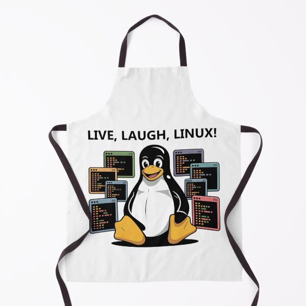 Item preview, Live Laugh Linux – Nerdy Tux Programmer Design designed and sold by einfachdesign.