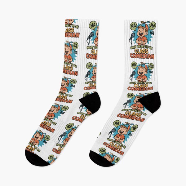 Item preview, Most likely to be class comedian designed and sold by PixeledCraft.