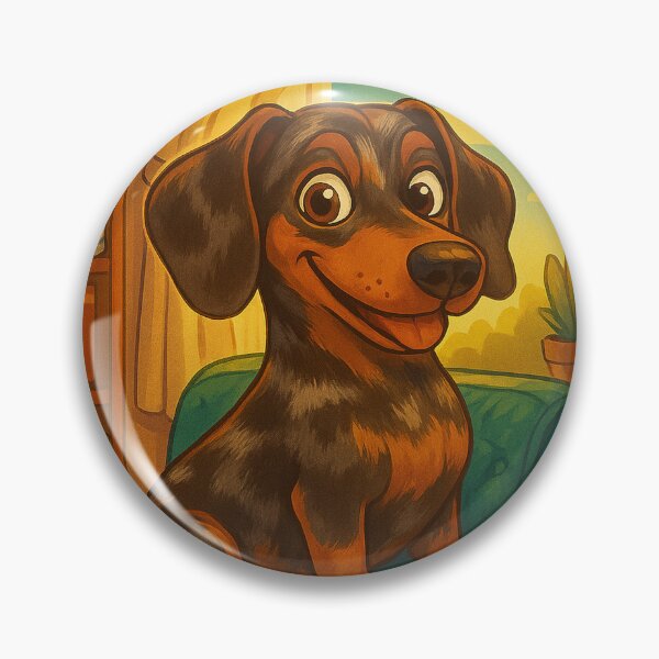 Item preview, Window Watcher Extraordinaire – Funny Dachshund Design designed and sold by HisLordChip.