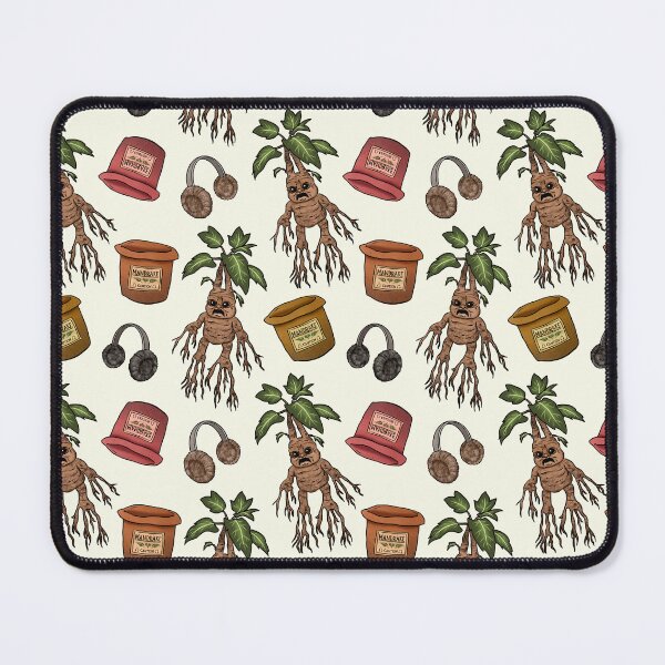 Item preview, Screaming Mandrake – Magical Plant Pattern designed and sold by Splendid Scibbles.