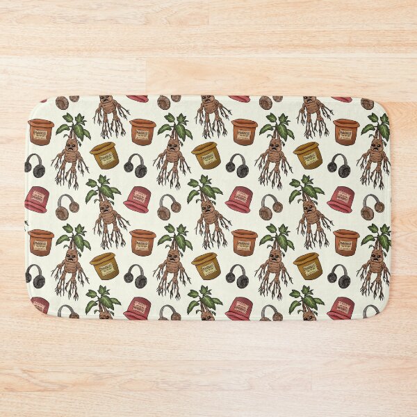 Item preview, Screaming Mandrake – Magical Plant Pattern designed and sold by Splendid Scibbles.