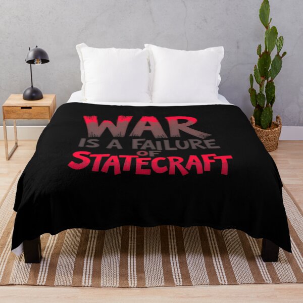 Item preview, War is a failure of statecraft - Funny quote designed and sold by nellylebrun.