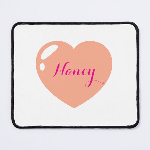 Item preview, Nancy Name with Orange Heart  designed and sold by Monika Howarth.