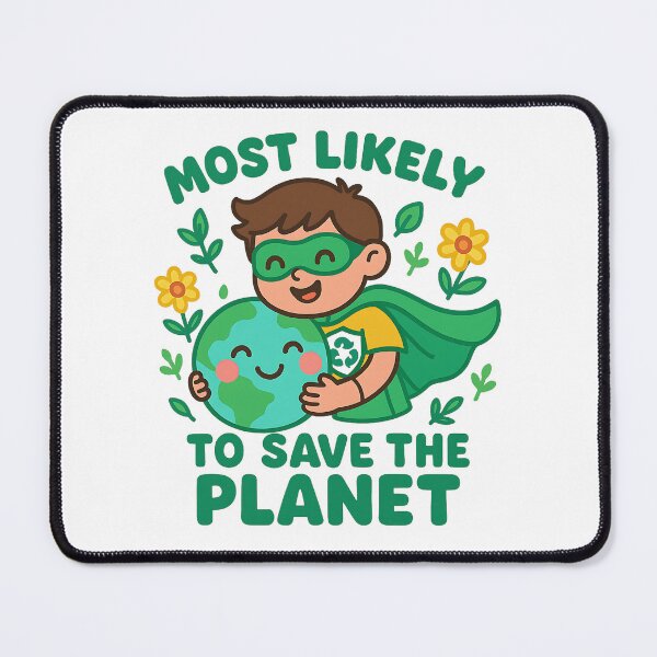 Item preview, Most likely to save the planet designed and sold by PixeledCraft.