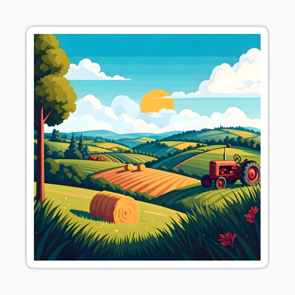Item preview, Farmland Hay Fields designed and sold by Vandestadt.