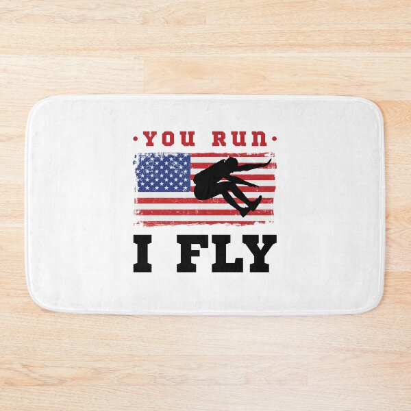 Item preview, You Run I Fly Long Jump Jumper American Flag designed and sold by jaygo.