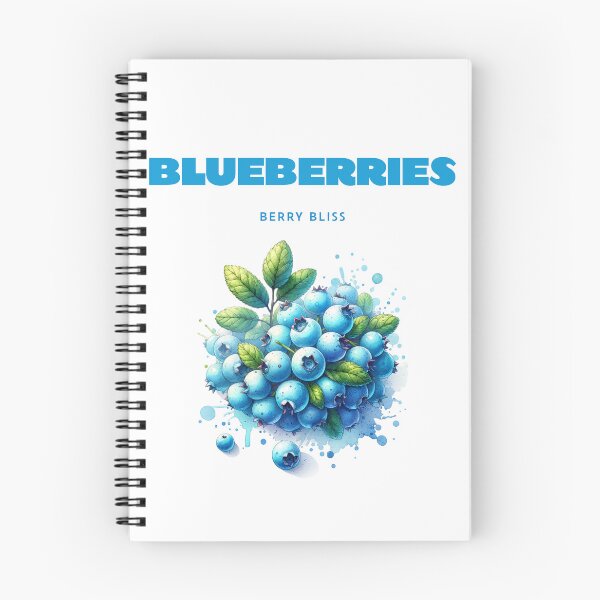 Item preview, Blueberries Watercolor Illustration – Blueberries Berry Bliss designed and sold by GabbyKI261.