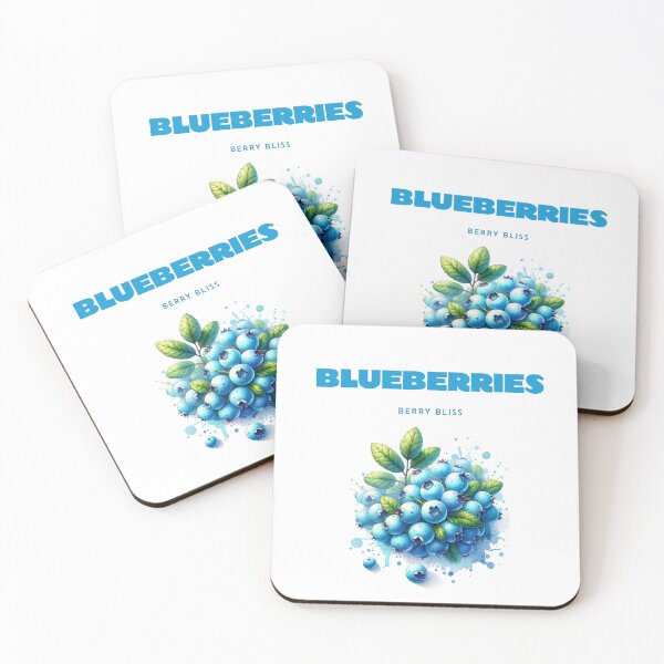 Item preview, Blueberries Watercolor Illustration – Blueberries Berry Bliss designed and sold by GabbyKI261.