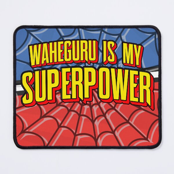 Item preview, Waheguru is my Superpower. Web-slinger. designed and sold by sarbizzy.