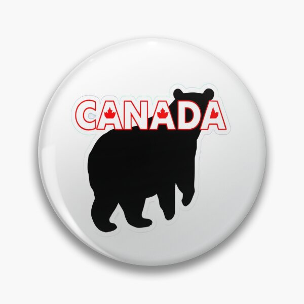 Item preview, Canada Bear Silhouette Sticker – Canadian Flag Colors – Patriotic Canada Day Design designed and sold by GYPbyGERI.