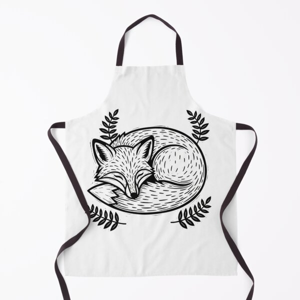 Item preview, The Sleep of the Fox - Handcrafted Folk Print designed and sold by Augustin Dbilam.
