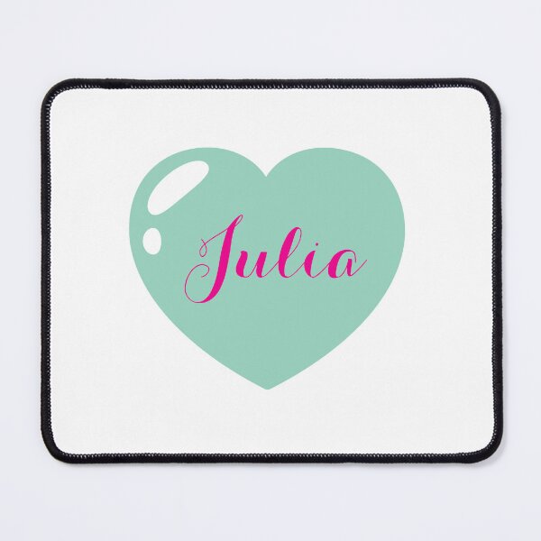 Item preview, Julia Name with Green Heart  designed and sold by Monika Howarth.