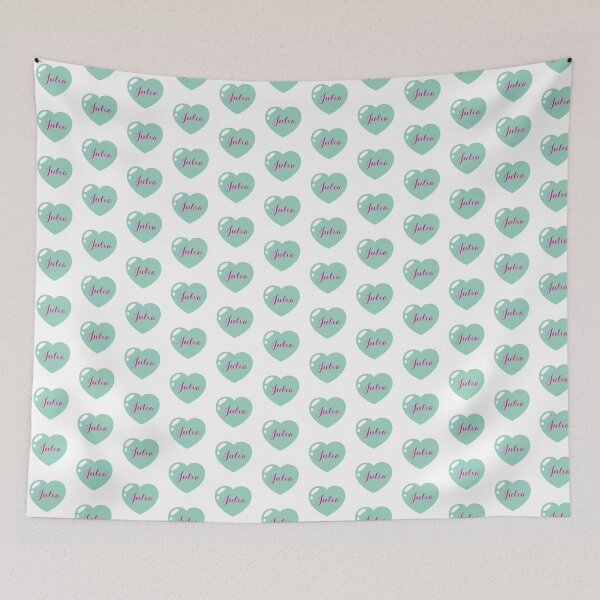 Item preview, Julia Name with Green Heart  designed and sold by Monika Howarth.