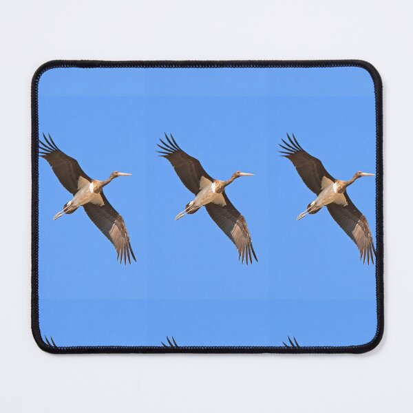 Item preview, Soaring Black Stork Against Blue Sky designed and sold by ViktoriaLens.