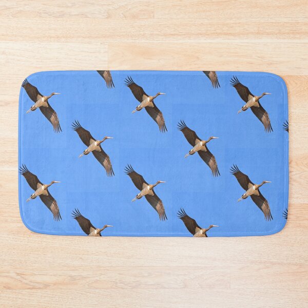 Item preview, Soaring Black Stork Against Blue Sky designed and sold by ViktoriaLens.