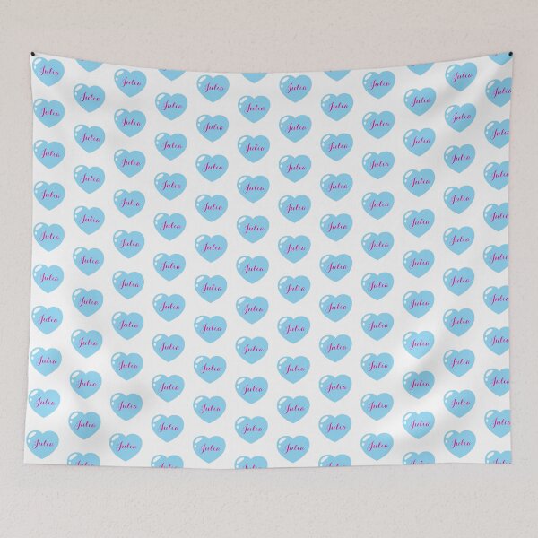 Item preview, Julia Name with Blue Heart  designed and sold by Monika Howarth.