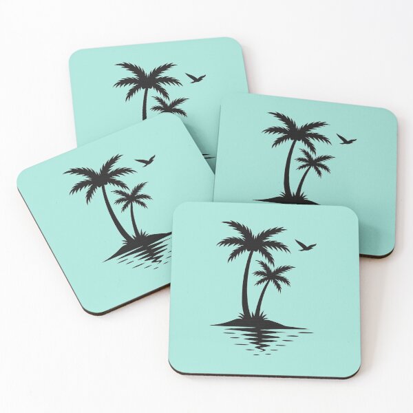 Item preview, Tropical Escape – Minimal Palm Island Design designed and sold by Tami0673.