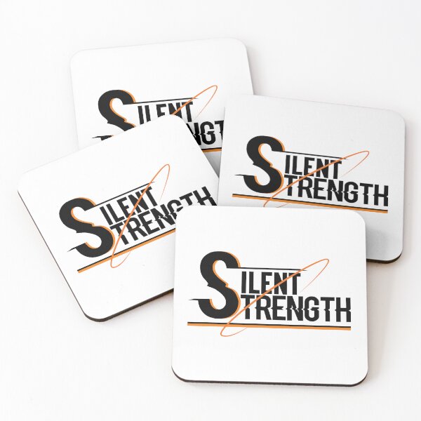 Item preview, Silent Strength Motivational Typography Design designed and sold by deepbalance.
