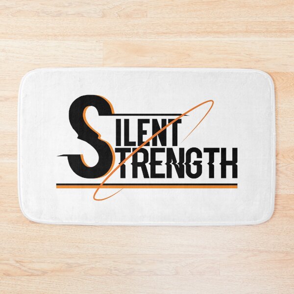 Item preview, Silent Strength Motivational Typography Design designed and sold by deepbalance.