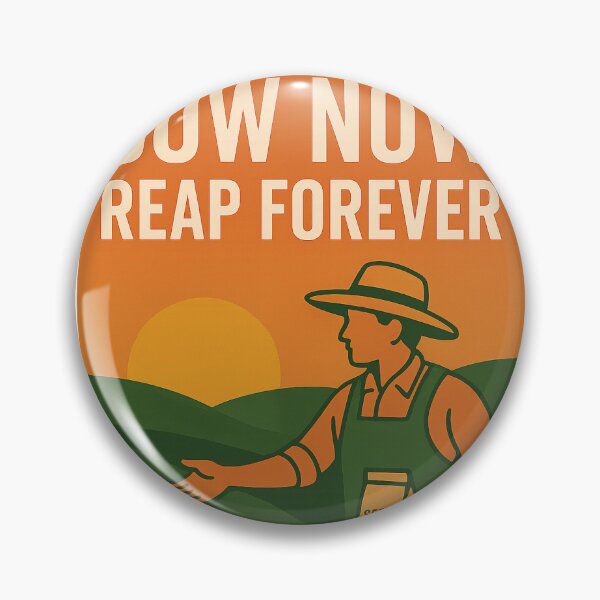 Item preview, Sow Now, Reap Forever – Tough Kraut Vintage Permaculture Design designed and sold by ToughKraut.