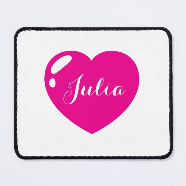 Item preview, Julia Name with pink Heart  designed and sold by Monika Howarth.