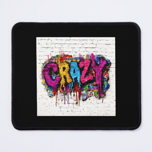 Item preview, Crazy, colorful graffiti effect artwork, mural designed and sold by silent-violin.