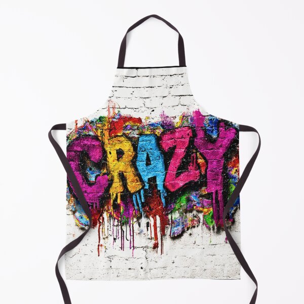 Item preview, Crazy, colorful graffiti effect artwork, mural designed and sold by silent-violin.