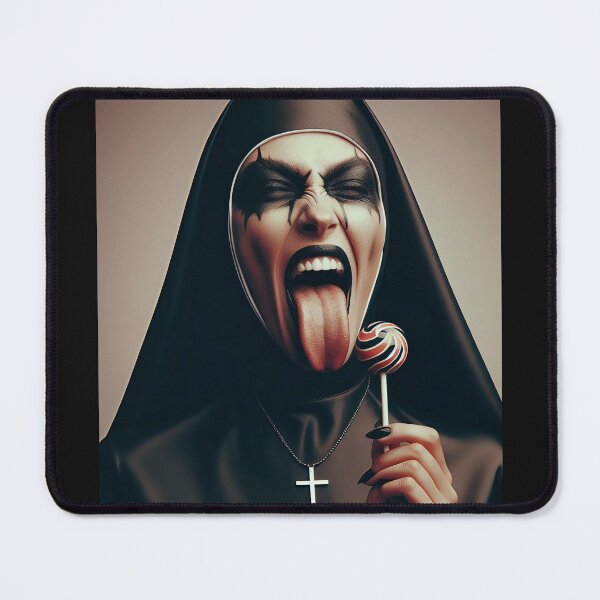 Item preview, Gothic Lady Lollipop Nun Skull designed and sold by Voodoo Store Paranormal Collections.