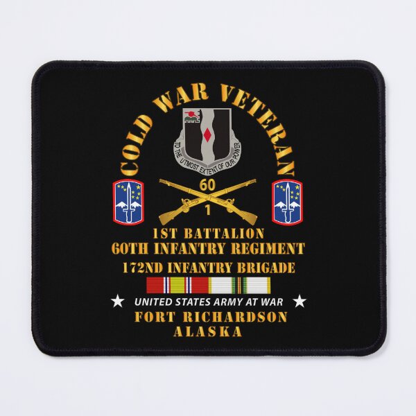 Item preview, Army - Cold War Vet - 1st Bn, 60th Inf - 172nd In Bde - Ft Richardson AK w COLD SVC X 300 designed and sold by Military Insignia Products.