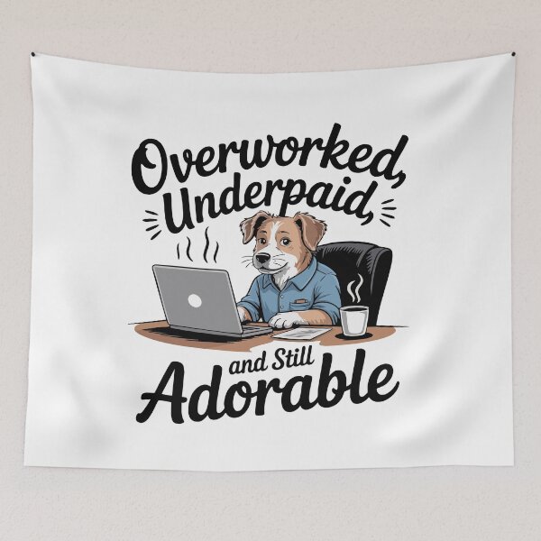 Item preview, Dog Office Mood designed and sold by Tong4130.