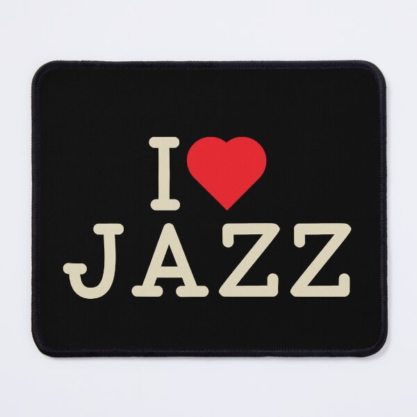 Item preview, I Love Jazz Vintage Heart Design Harlem and classic American culture designed and sold by BootlegLetters.