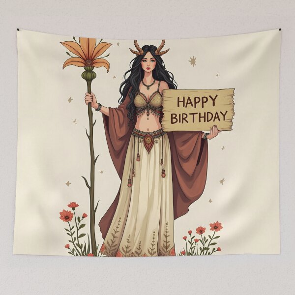 Item preview, Happy Birthday card. Healer. Psychic. Sonia Sarkali designed and sold by SoniaSarkali.
