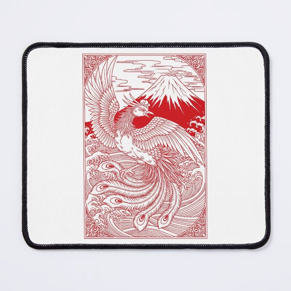 Item preview, Auspicious Art: Phoenix and Sacred Peak Announcing Good Fortune designed and sold by schwa24jpn.