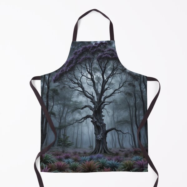 Item preview, "Mystical Tarkine Tree Under Cosmic Skies in Tasmania, Australia Illustrated Art Sticker" designed and sold by Timeless Design.
