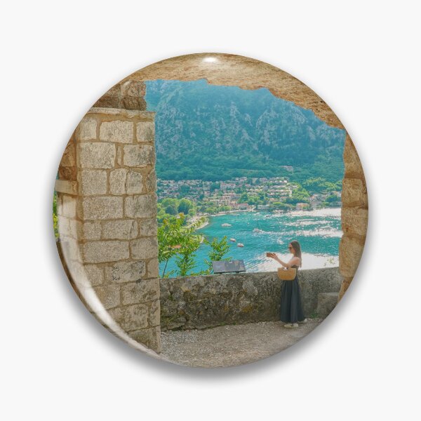 Item preview, Kotor Bay View Through Ancient Walls designed and sold by Chen He.