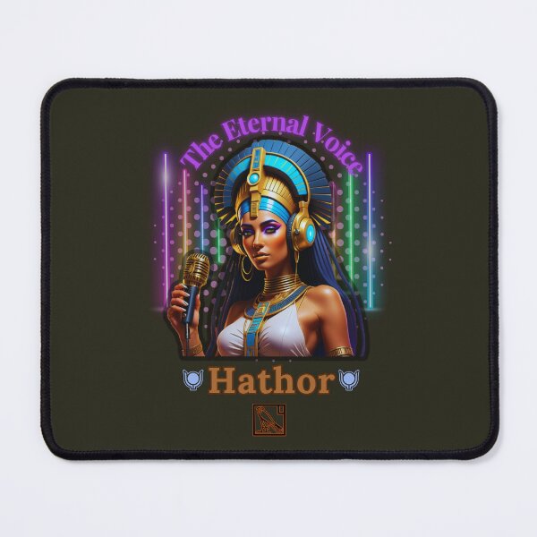 Item preview, "Futuristic Pharaonic Queen Hathor Artwork" designed and sold by Timeless Design.