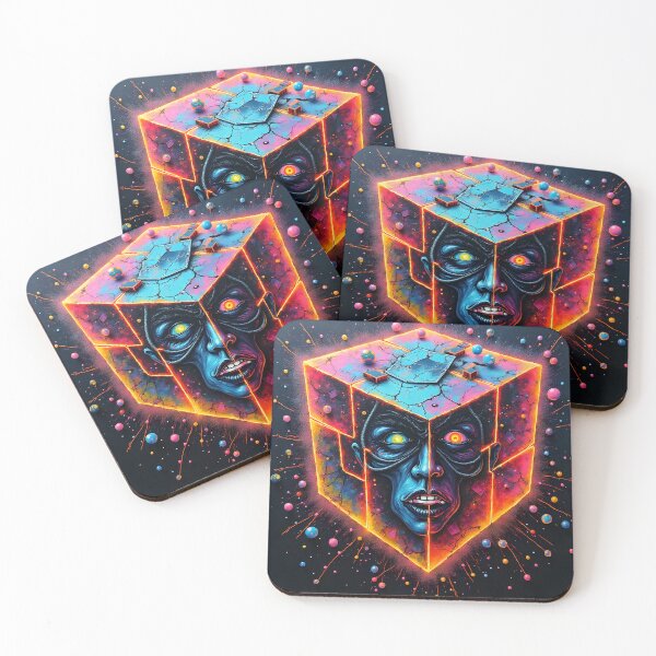 Item preview, Fractured Glowing Cube designed and sold by stableImaginarium.