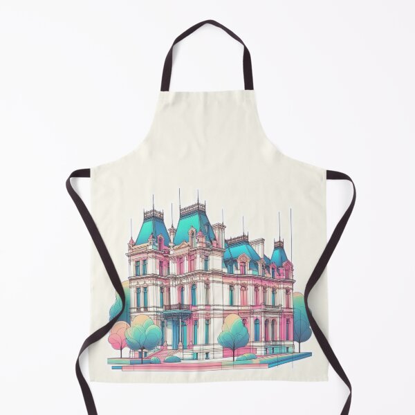 Item preview, Minimalist French Castle - Modern Chateaucore Aesthetic Wall Art designed and sold by Sugar Wisdom .
