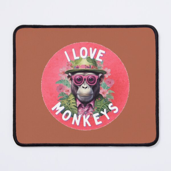 Item preview, I love monkeys designed and sold by GasconyPassion.